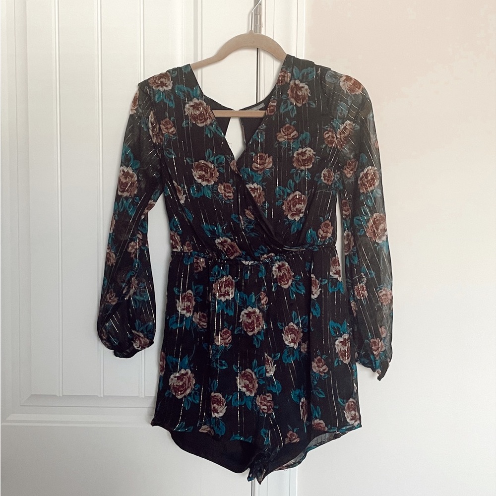 Charlotte Russe Romper Floral